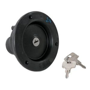 Fiamma Water Fill Cap in Black complete with Lock, Keys and Instructions. Suitable for Motorhomes. 94715-006