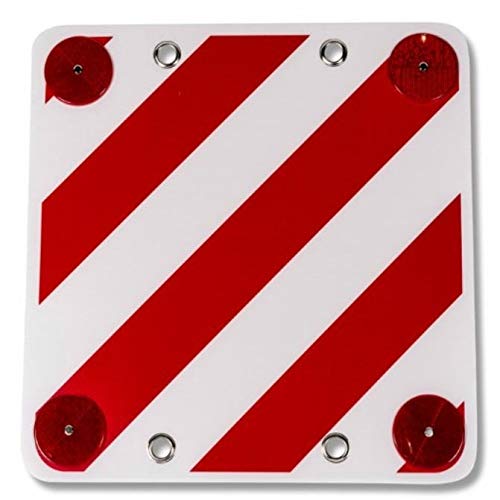 Rear Warning Safety Reflector Sign for Motorhome Bike Rack Cover produced on a corrugated PVC