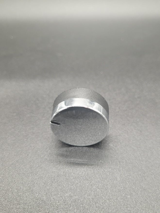 Thetford Chrome and Black Capped Knobs (Sold as Singles) - SSPA0933.CR