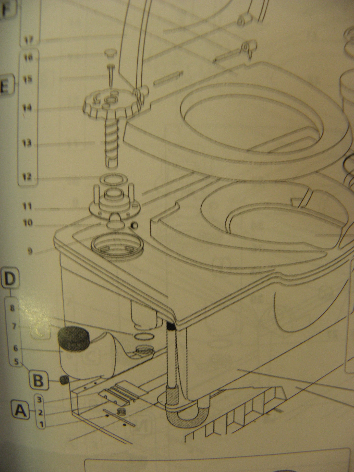 Thetford Cassette Water Fill Cap