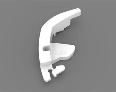 Fiamma Awning Lead Bar End Pelmet Cap for F80L Polar models. Right hand fitting. 98673-271  77918