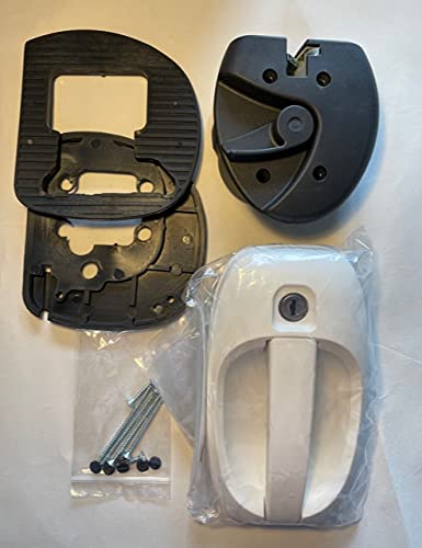 Caravan/Motorhome Smart Pro Tek Lock System - White - Part No 1122KIT0128N
