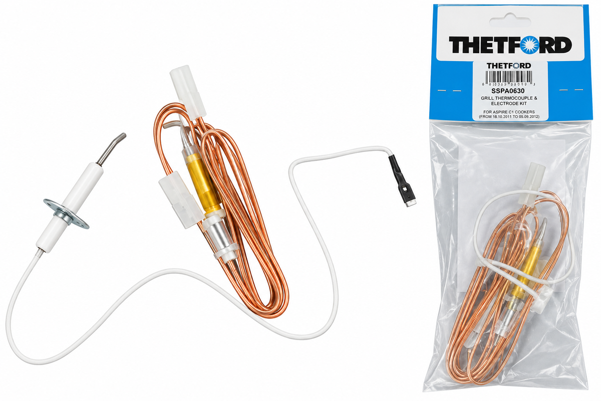 Thetford Grill Thermocouple and Electrode for Aspire(C1) for Caravans and Motorhomes -SSPA0630