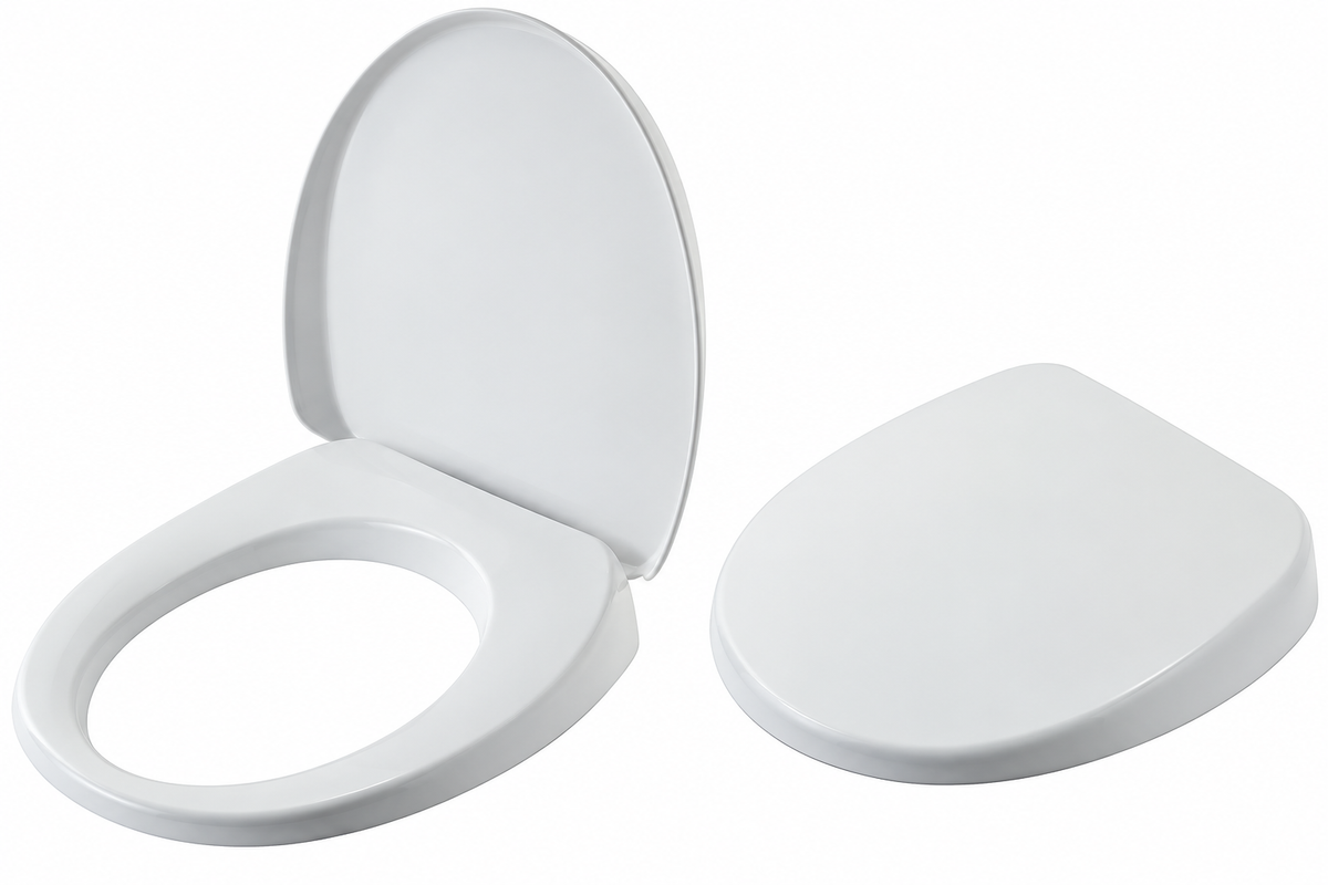 Thetford C400 Mk2 Cassette Toilet Seat & Lid Cover White 5181462