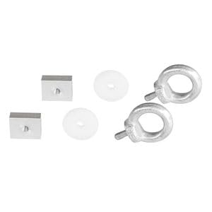 Fiamma Bike Carry Rack Garage Eye Kit Fixings includes Eye bolt, Washer and Nut (2) 98656-494