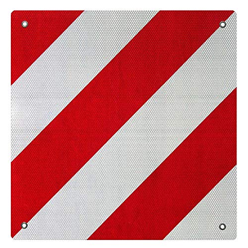 Aluminium Motorhome Rear Warning Sign 50cm x 50cm