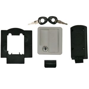 FAP Rectangular Locker Door Lock - White 1070KITAT1728  73252