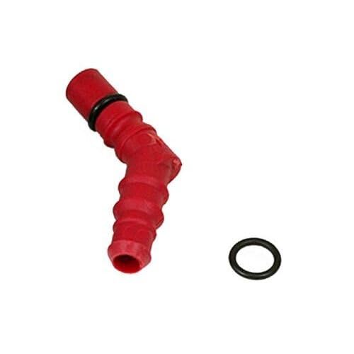 Ridged Connector to Connect Reich Hose onto Tap Base (Red) with O Ring F103