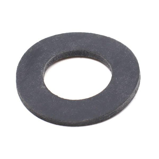 A black rubber seal suitable for water tank hose tail connections that have a 3/8" thread.