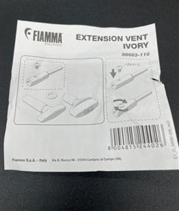 Fiamma Motorhome Roof Vent extension Kit with knob. Suitable for Vent, Turbo-Vent and Vent 28. 98683W116 27154
