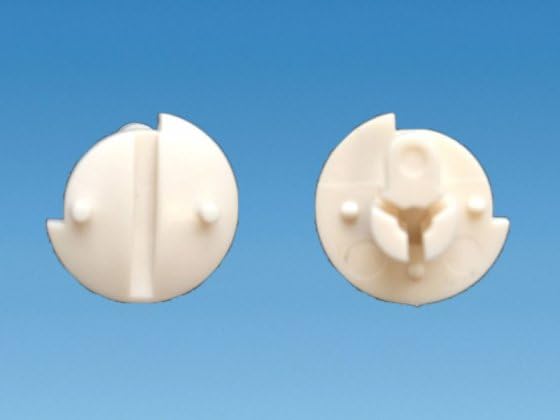 Beige Turnbuckle Lock Screw X 2 For Caravan Fridge Vent. 295176698