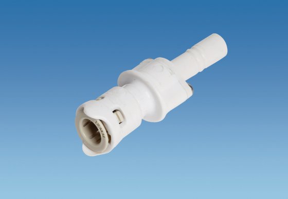 Whale FV1300 12mm Non-Return Valve with Stem-White, 12 mm