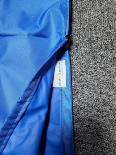 Full hardwearing outboard engine cover with zip and pullcord large size