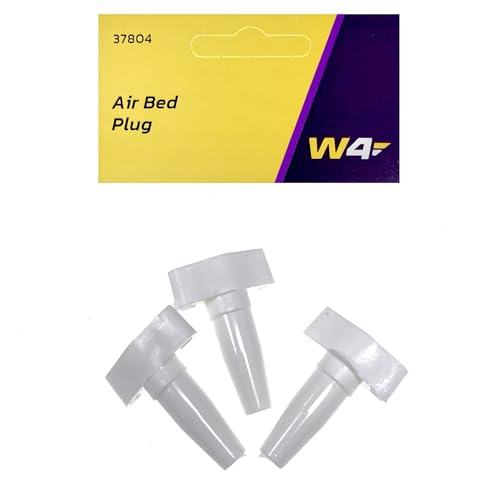 W4 Airbed Plug - White, 3 Pack
