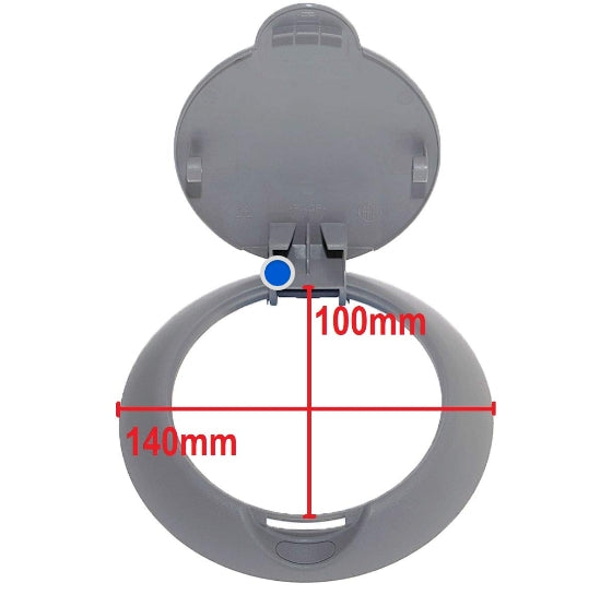 FAP external replacement round cover in white 26466