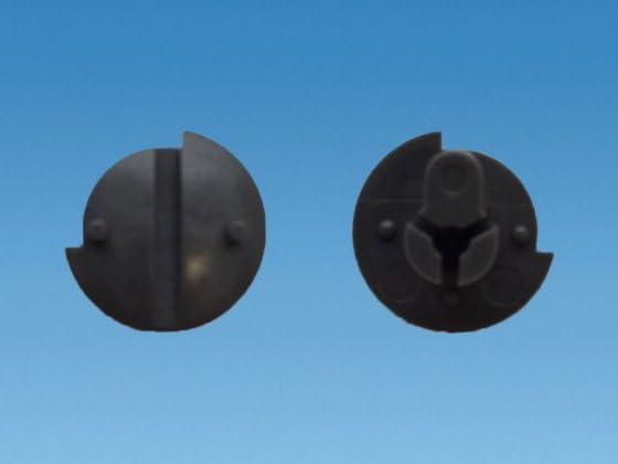 Grey Turnbuckle Lock Screw X 2 For Caravan Fridge Vent. 295176612