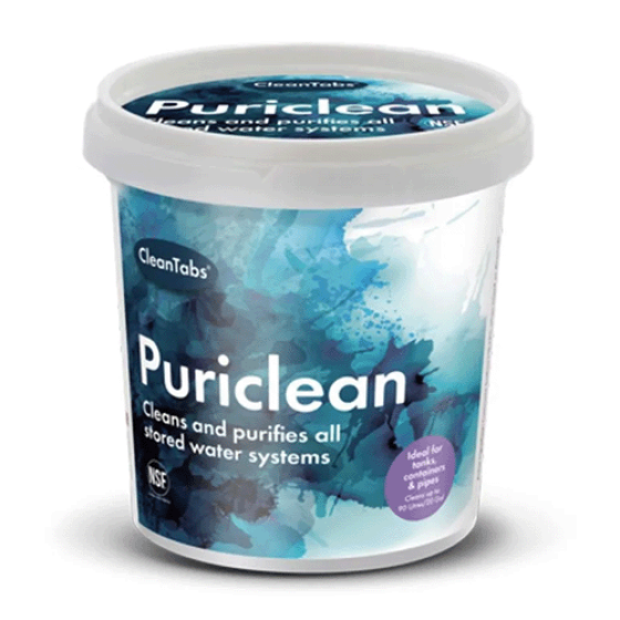 Clean Tabs Puriclean Water System Cleaner & Steriliser – 400g Tub  CL400