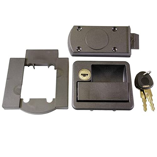 FAP Flap Rectangular Lock for Caravan/Motorhome FF System Black Complete