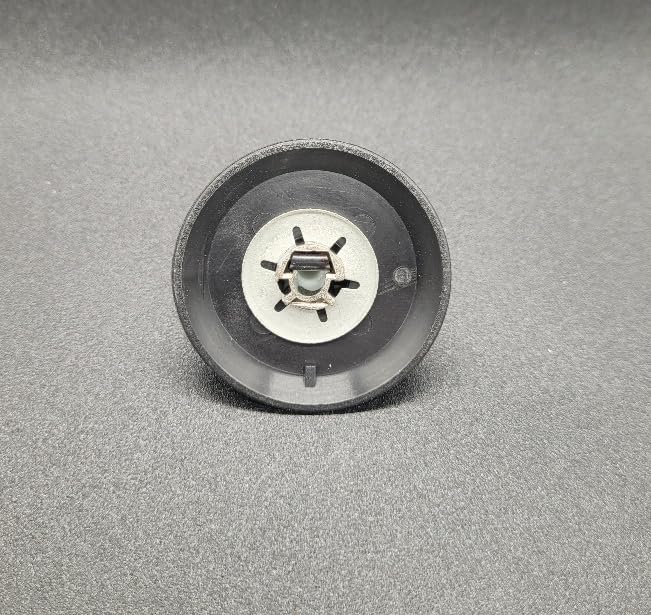 Thetford Spinflo 5 piece knob set black and chrome for oven, grill and hob. SSPA0936.CR