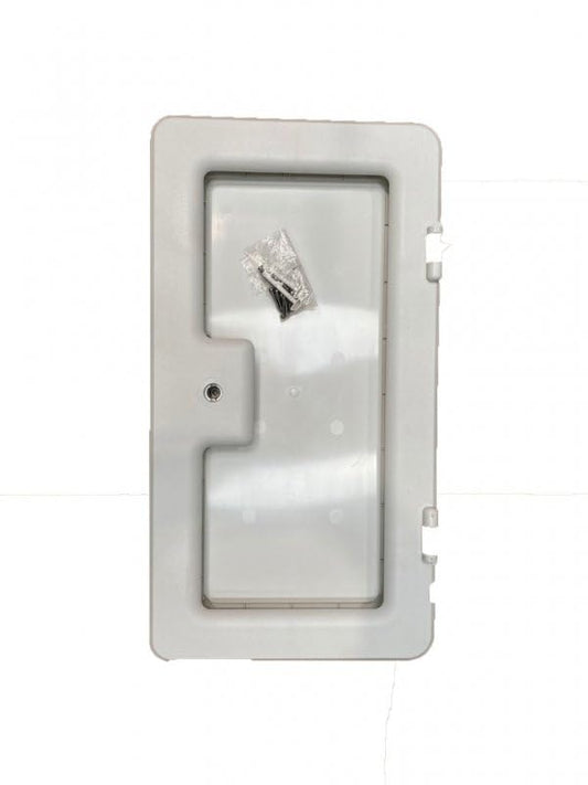 NBBS Battery Box Door 2012 - White for Caravans and Motorhomes - PD1703