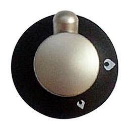Thetford Hob-Grill Knob Black & Satin For Enigma Cookers SPCC0618.SA NSA205/SA