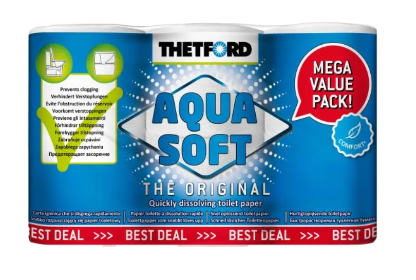 Thetford Aquasoft Soft Toilet Tissue (6 Rolls) 202241