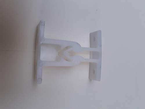 Plastic door retainer for caravan, motorhome or boat