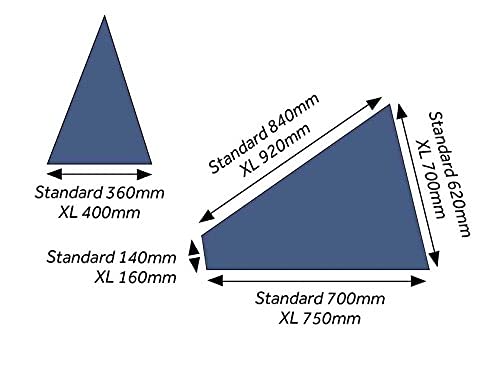 X-LARGE Hitch Coupling/A Frame Cover-Caravan-Trailer-Waterproof-Deluxe-Backed PVC