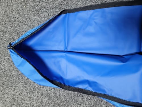 Full hardwearing outboard engine cover with zip and pullcord medium size