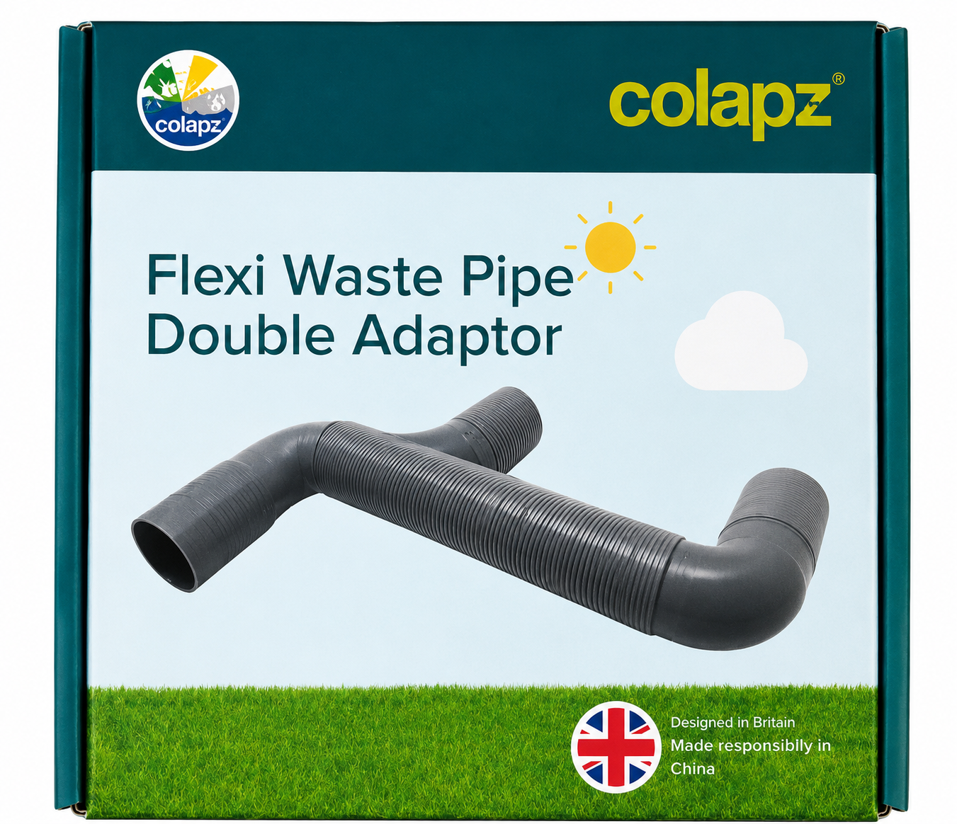 Colapz Flexi Waste Pipe Double Adaptor - 80032