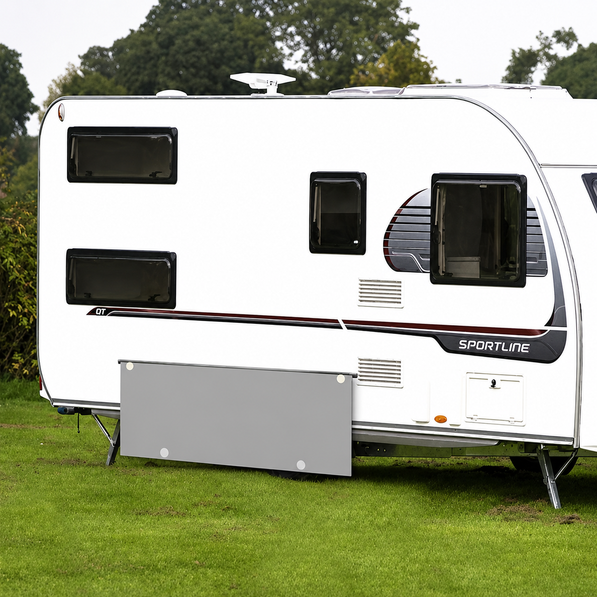 Double Awning Skirt/Wheel cover for caravan/motorhome 140114