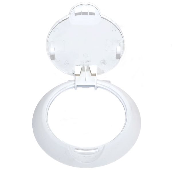 FAP external replacement round cover in white 26466