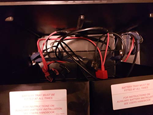 Caravan Motorhome NFD Double Battery Box c/w Cables Fits 2 X 110amp Battery