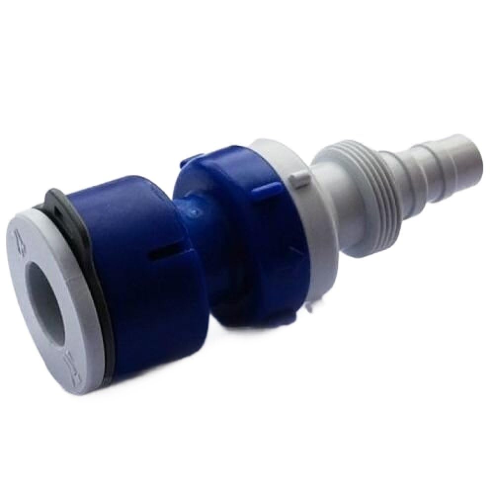 Reich Uniquick NRV - to Screwfit Connection & 10/12mm Hose Nozzle from 12mm Quickfit Pipe(Non Return Valve) N289
