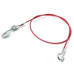 AL-KO Breakaway Cable For Looped Attachment (One Size) (Red) T161