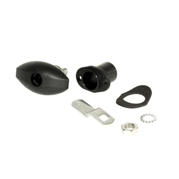 Zadi Push Lock Small Black, Out Lock System Commonly Used On Motorhome/Caravan Lockers 74081