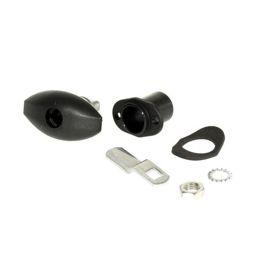 Zadi Push Lock Small Black, Out Lock System Commonly Used On Motorhome/Caravan Lockers 74081