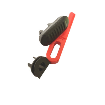 Genuine Remis REMIfront II III Blind Closing Latch Set Black Red 10020439  i813