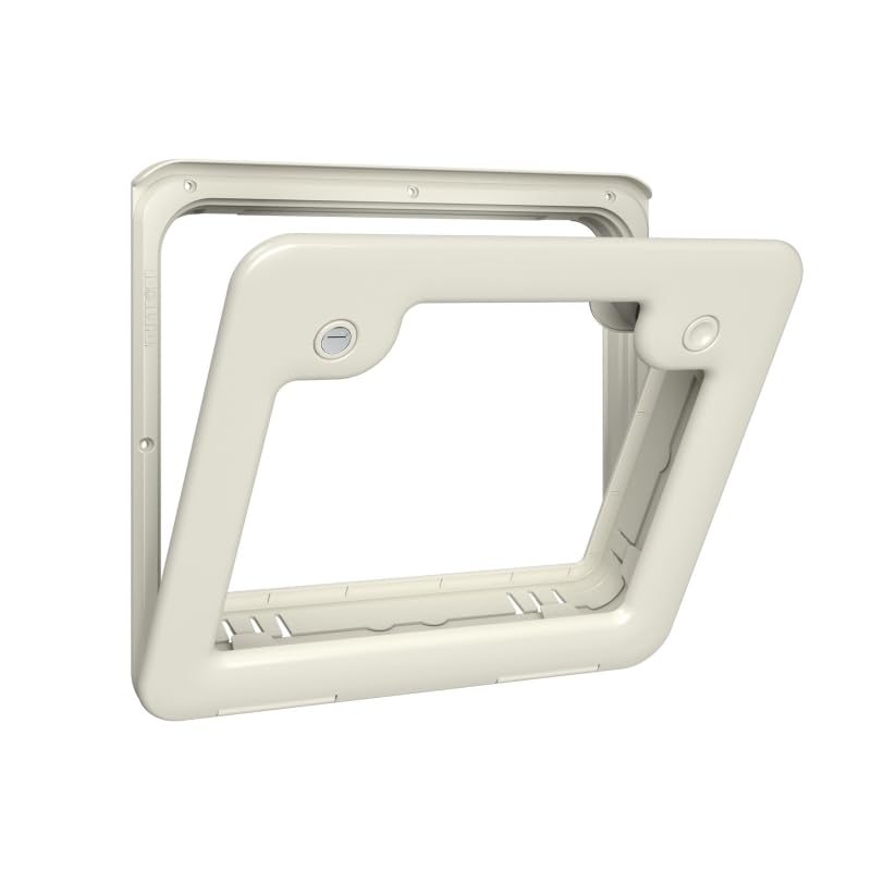 Thetford White Service Door 3 1 Zadi lock, 2 keys & 1 Push button 21100780SP