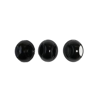 Thetford Spinflo Continental Knob - Black (3pc) SSPA0918.BK
