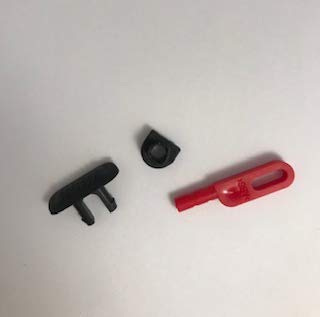 Remis Closing Set Red/Black - I813