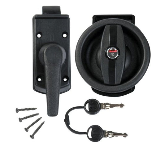 Caravan door lock vecam complete left hand PO391