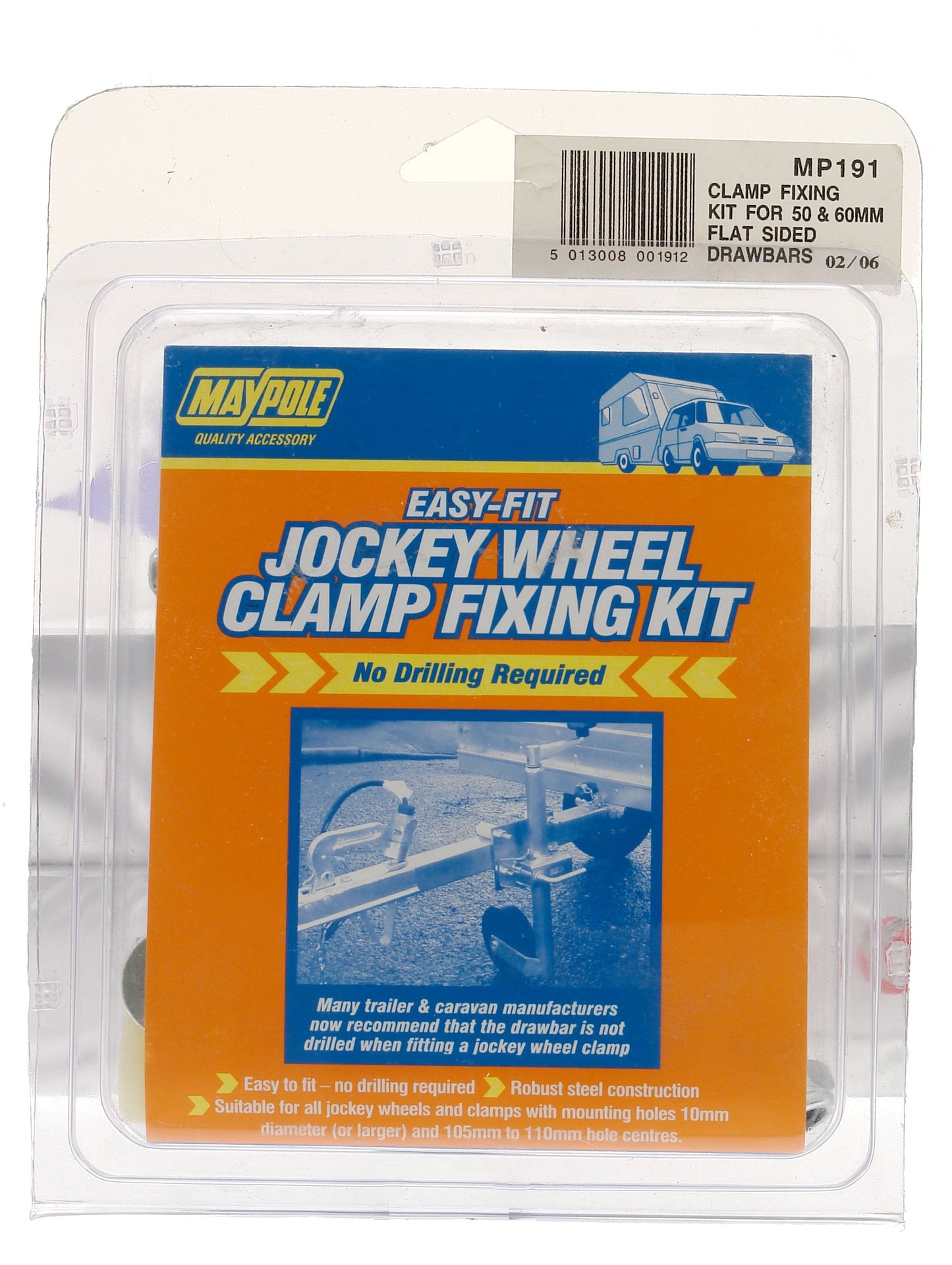 Maypole MP191 Jockey Wheel Clamp Fixing Kit