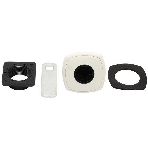 Zadi Square Push Lock White Caravan/Motorhome 74103