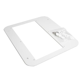 Malaga Plastic Flue Adapter Plate for Carver Cascade Replacement Caravan/Motorhome W799