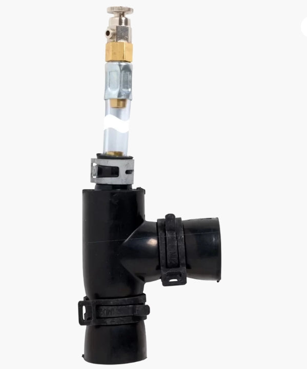 Alde Rubber Vertical Elbow Connector With Air Bleed Valve. 1900-245