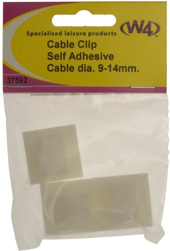 W4 Self-Adhesive Cable Clips (Pack of 3) - Off-White
