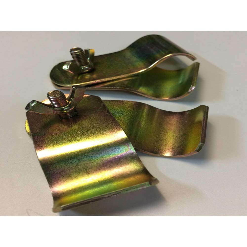 Tent and Awning Pole Clips 25-28mm x 2