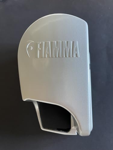 Fiamma Awning F70 metal end cap in Titanium. Suitable for right hand fitting - 98673-139