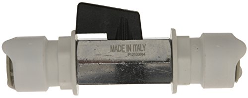 Whale In-Line Stem Shut-Off Valve - Black, 12 mm